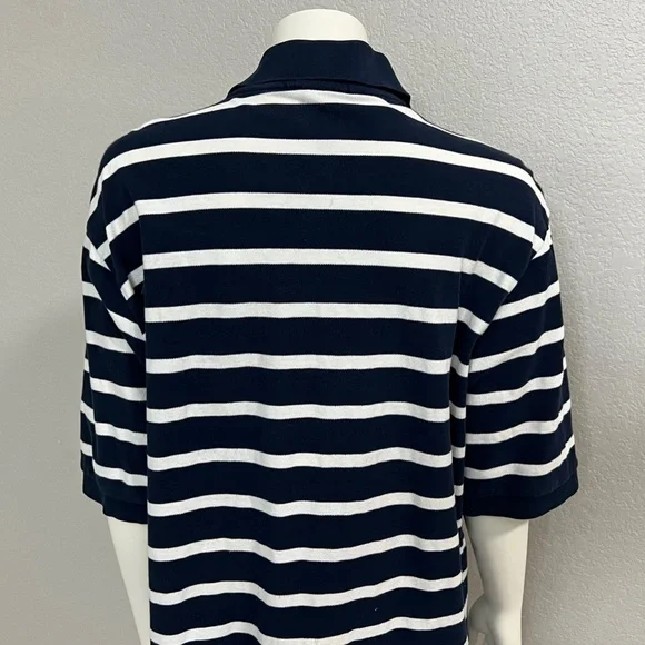 Men’s Stripe Polo Shirt - Picture 5 of 6